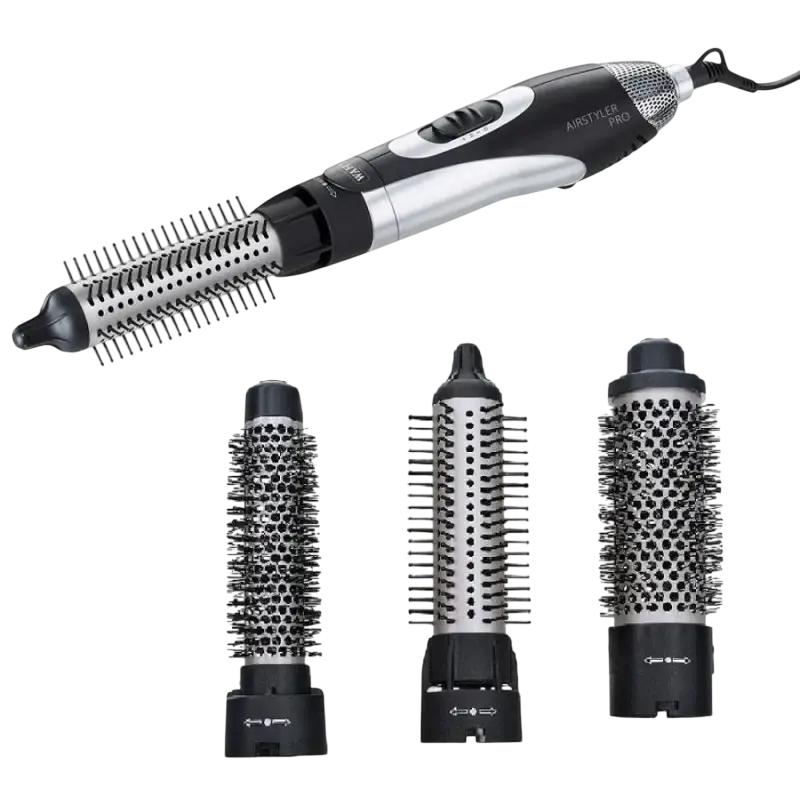 Фен-щётка WAHL AirStyler Pro 4550-0471, 1100Вт, Серебристый