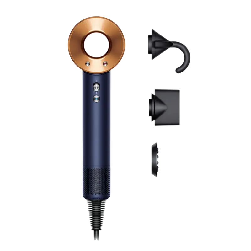Фен Dyson HD07, 1600Вт, Prussian Blue | Rich Copper