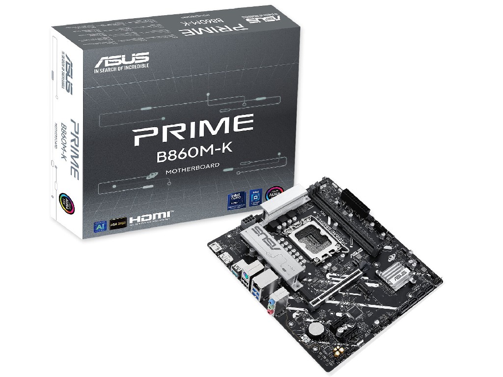 Материнская плата ASUS PRIME B860M-K/ 1851/ B860/ DDR5/ mATX