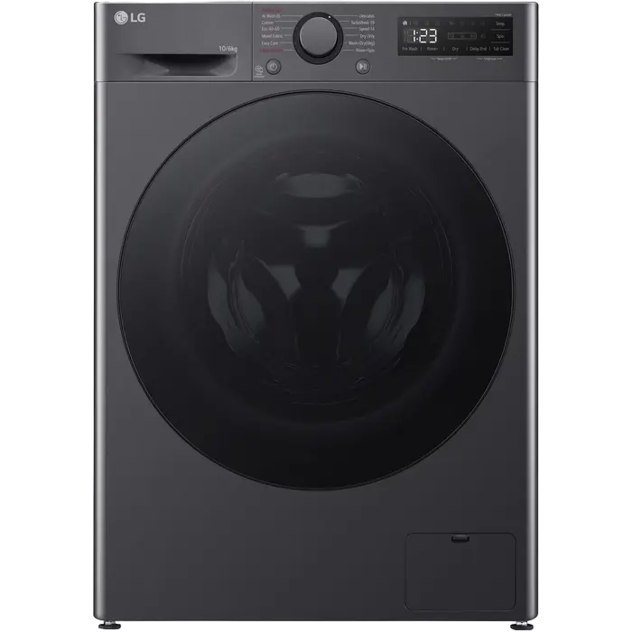 Стирально-сушильная машина LG F4DR510S2M, 10кг, Серый
