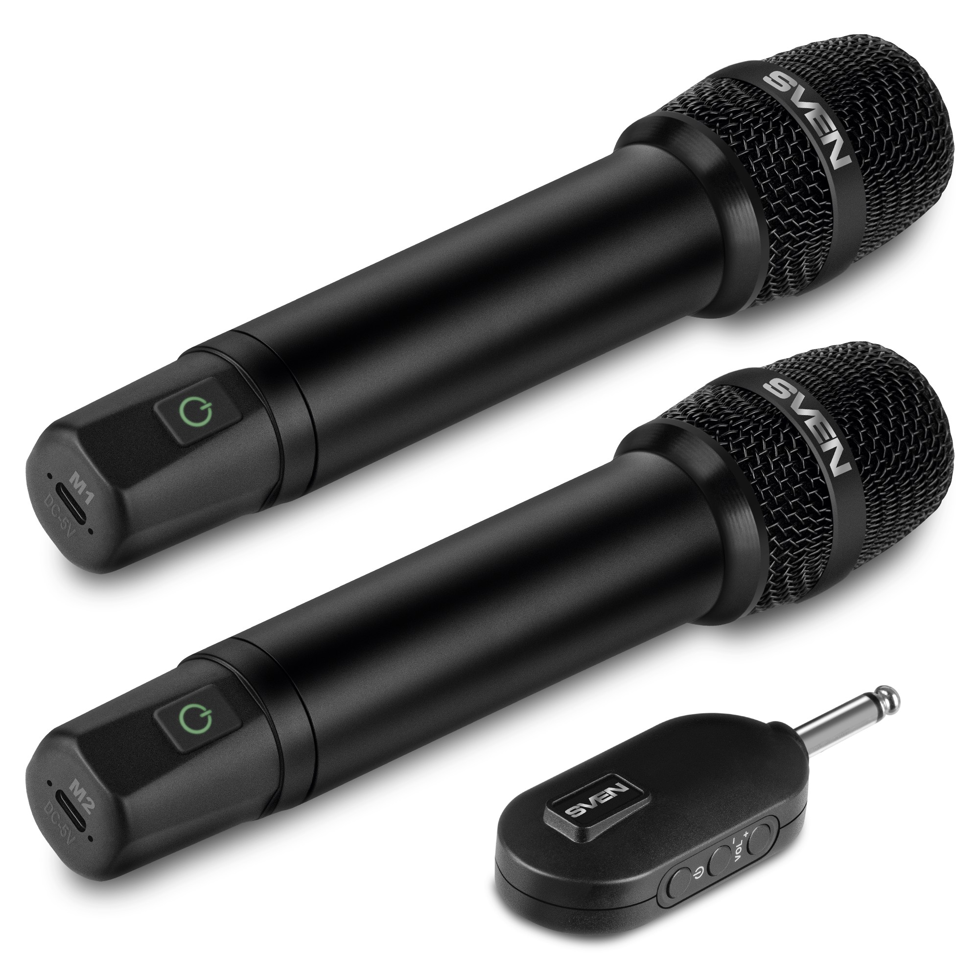 Комплект из двух беспроводных микрофонов SVEN MK-742 / Wireless / Black