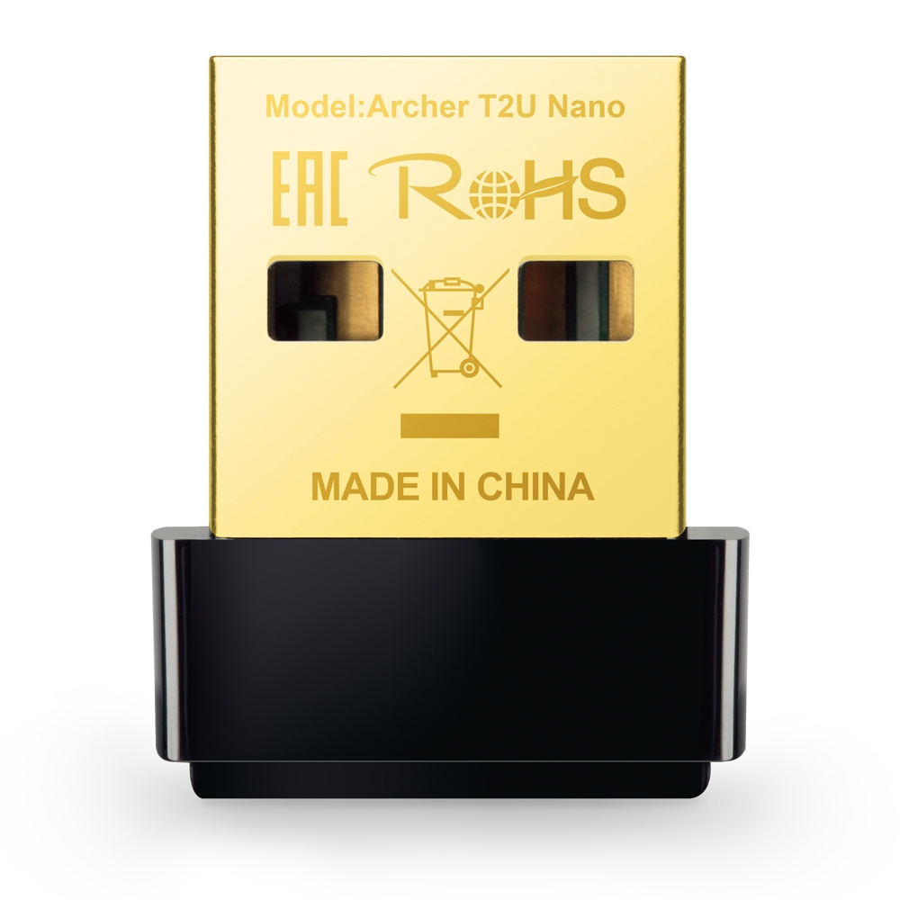 USB2.0 Nano Wi-Fi AC Dual Band LAN Adapter TP-LINK "Archer T2U Nano", 600Mbps