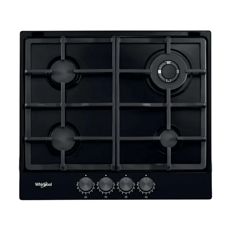Газовая варочная панель Whirlpool TKRL 661 NB, Чёрный