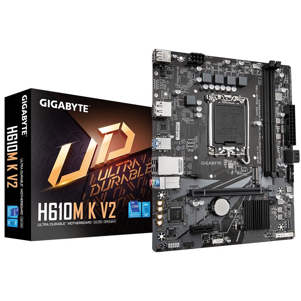 Материнская плата GIGABYTE H610M K V2/ 1700 / H610 / DDR5 / mATX