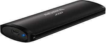 Внешний портативный SSD накопитель ADATA SE760, 1 ТБ, Чёрный (ASE760-1TU32G2-CBK)