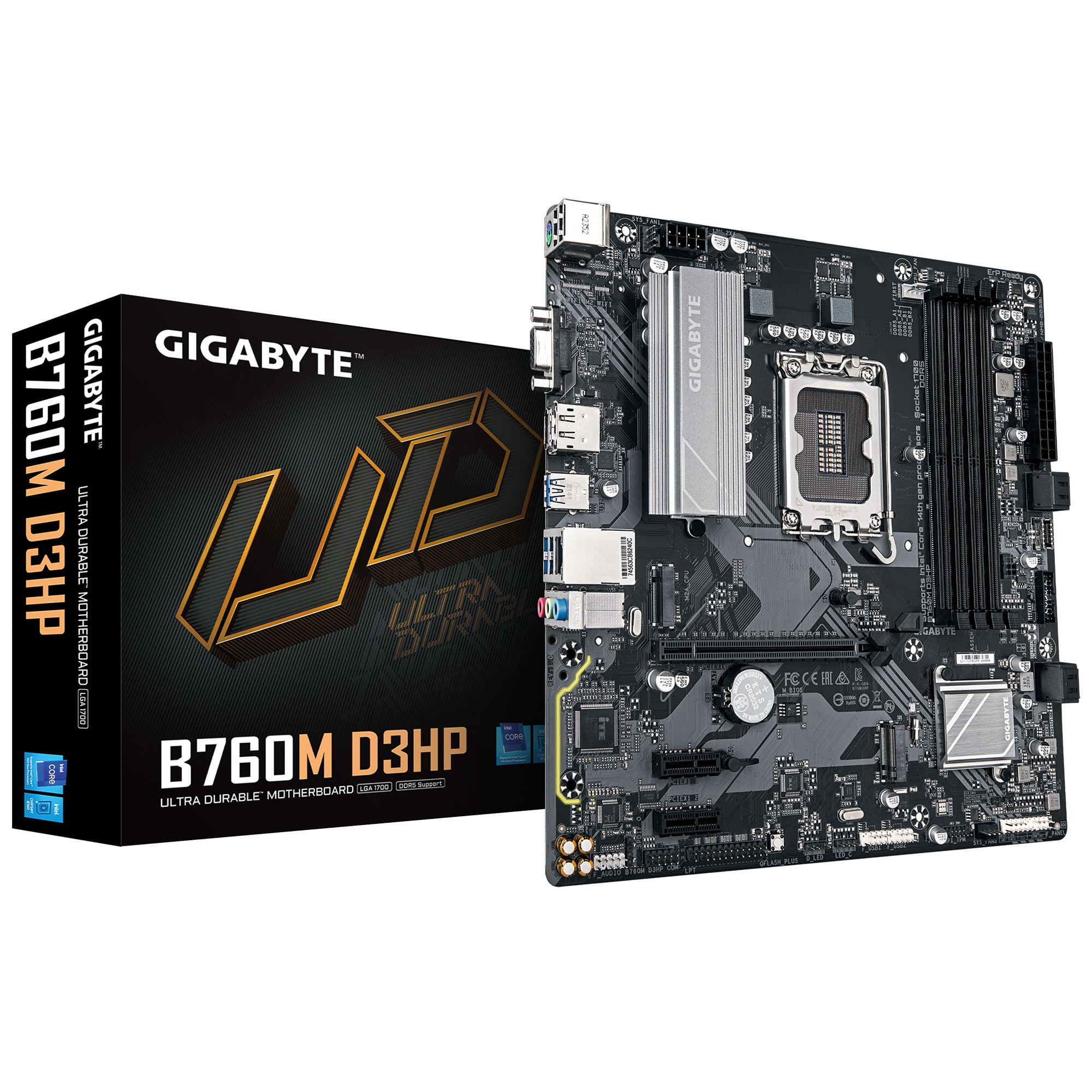 Материнская плата GIGABYTE B760M D3HP / 1700 / B760 / DDR5 / mATX