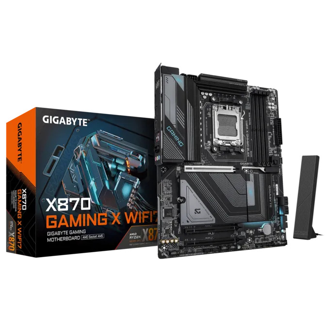 Материнская плата GIGABYTE X870 GAMING X WIFI7/ AM5 / AMD X870 / DDR5 / ATX