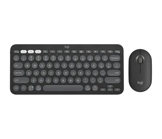 Беспроводная Клавиатура Logitech Pebble 2/ Bluetooth / Tonal Graphit