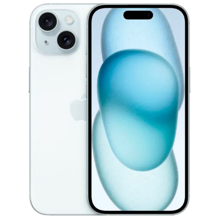 Смартфон Apple iPhone 15, 6Гб/256Гб, Синий, iphone, xiaomi, samsung, oppo, чехол, стекло