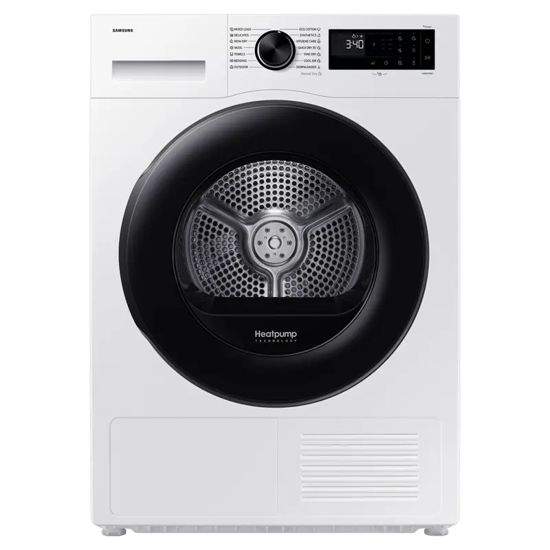 Сушильная машина Samsung DV90DG52A0AELE, 9кг, Белый