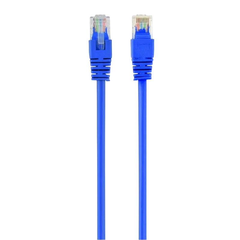 Патч-корд Cablexpert PP6U-0.5M/B, Cat6 UTP, 0,5м, Синий,usb ,micro ,iphone, 3.5, tupe-c, тюльпаны