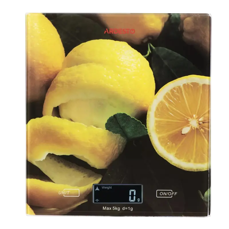 Электронные кухонные весы  Ardesto SCK-893, Lemon