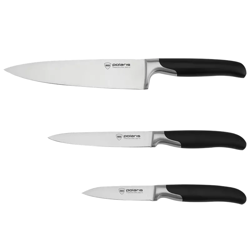 Набор ножей Polaris Graphit-4SS, Чёрный