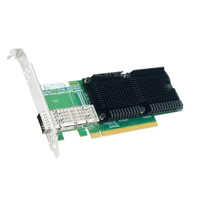 Сетевой адаптер LR-Link LRES1019PF-QSFP28, Зелёный