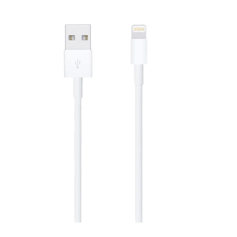 Кабель для зарядки и передачи данных Apple Lightning на USB, 1м, Белый