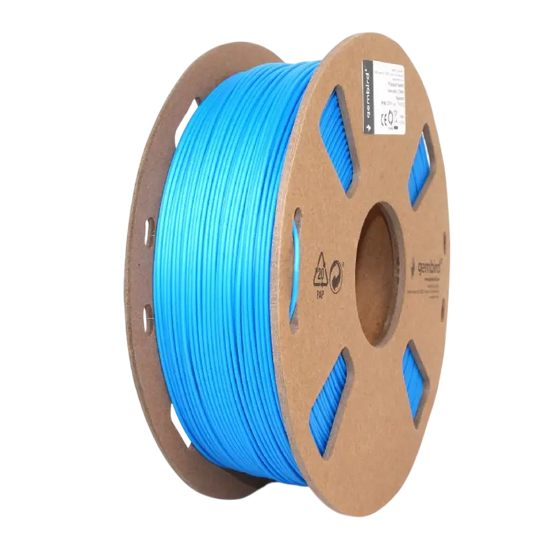 Нить для 3D-принтера Gembird 3DP-PLA+1.75-02-B, PLA+, Синий, 1.75 мм, 1кг