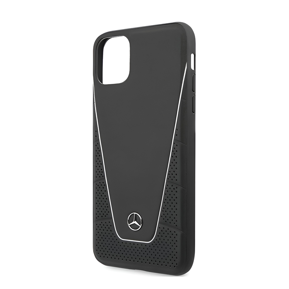CG Mobile Case Leather Mercedes Quilted iPhone 11 Pro MAX, Black
