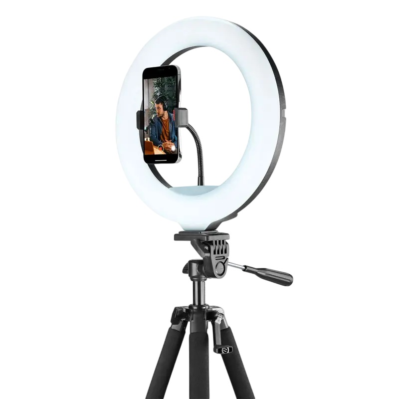 Кольцевая лампа Cellularline Ring Light Master - Universale, Чёрный