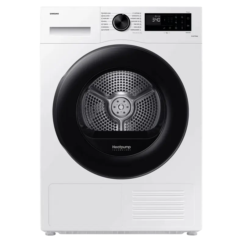 Сушильная машина Samsung DV90CGC2A0AEUA, 9кг, Белый