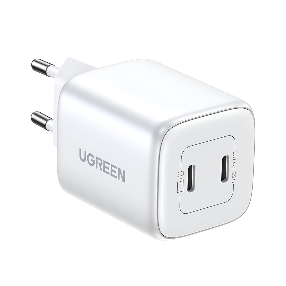 UGREEN Nexode GaN Charger 2*Type-C 45W CD294, White