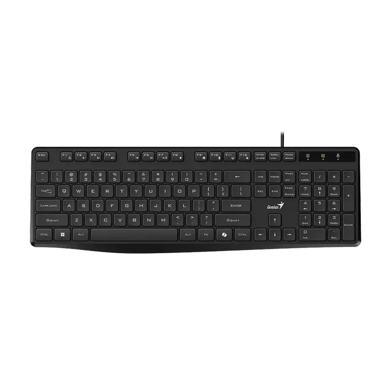 Клавиатура Genius KB-117S, Проводное, Чёрный
