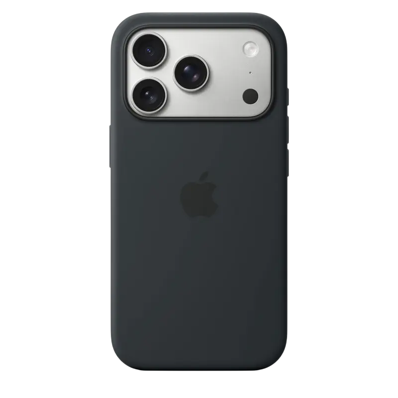 Чехол Apple iPhone 17 Pro Silicone Case with MagSafe, Чёрный