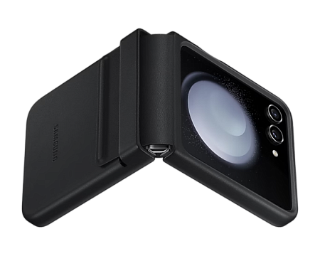 Чехол Samsung Eco-Leather case Galaxy Flip 5, Чёрный
