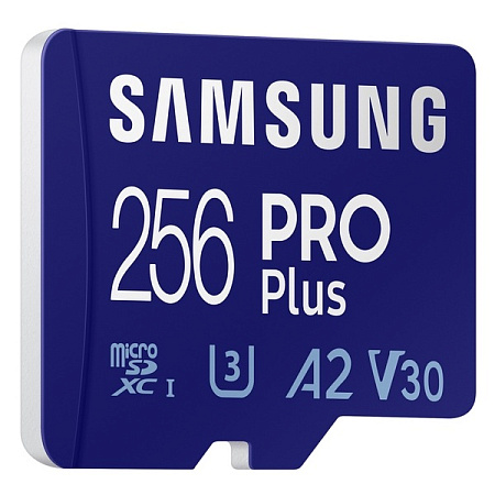 Карта памяти Samsung PRO Plus MicroSD, 256Гб (MB-MD256KA/KR)