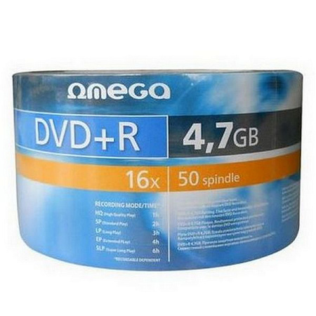 DVD Omega OMD1650S 40933, 50шт, Spindle
