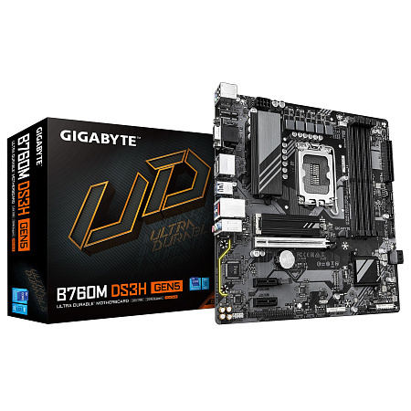 Материнская плата GIGABYTE B760M DS3H GEN5/ 1700/ B760/ DDR5/ mATX
