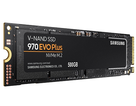 Накопитель SSD Samsung 970 EVO Plus  MZ-V7S500, 500Гб, MZ-V7S500BW