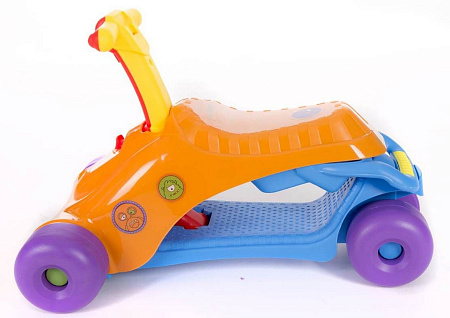 Детская машинка 2-в-1 Kikka Boo Ride-On, Оранжевый
