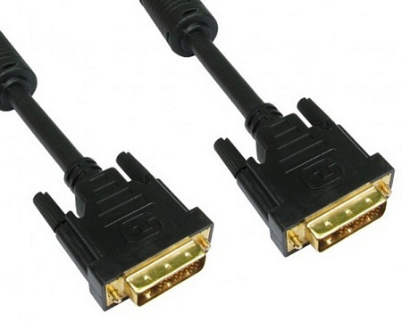 Видео кабель APC Electronic CC-DVI-15, DVI-I (M) - DVI-I (M), 4,5м, Чёрный