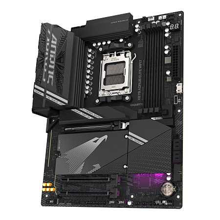 Материнская плата GIGABYTE X870 AORUS ELITE WIFI7/ AM5 / AMD X870 / DDR5 / ATX