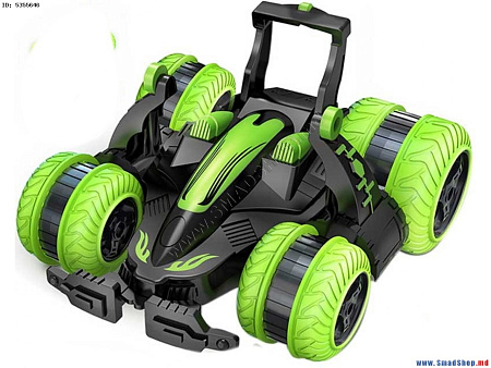 Радиоуправляемая игрушка SY Stunt Tumbling Wheel Car, Зеленый (SY012A)