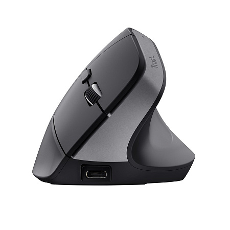 Эргономичная беспроводная мышь Trust Bayo+ / 2.4GHz/ Bluetooth/ Black Эргономичная беспроводная мышь Trust Bayo+ / 2.4GHz/ Bluetooth/ Black