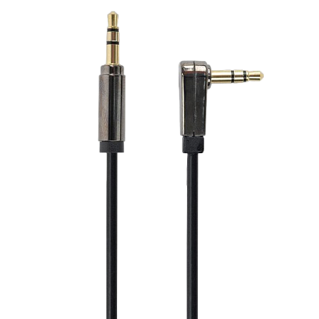 Аудиокабель Cablexpert CCAP-444L-6, 3.5mm 3-pin (M) - 3.5mm 3-pin (M), 1,8м, Чёрный