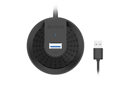 USB-концентратор A4Tech HUB-30, Чёрный