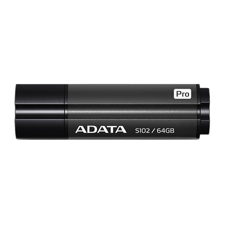USB Flash накопитель ADATA S102 Pro, 64Гб, Серый