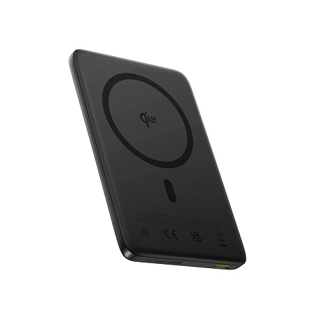 Baseus Power Bank 10000mAh 27W with Cable Type-C 0.3m, PicoGo AM41 Ultra-Slim Qi2 Magnetic, Cosmic Black
