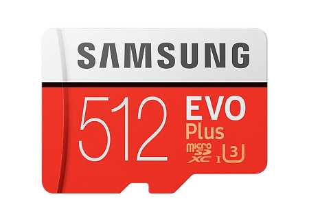 Карта памяти Samsung EVO Plus MicroSD, 512Гб (MB-MC512HA/RU)