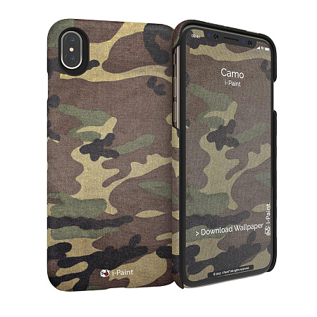 I-Paint Case Hard iPhone X/Xs Camo