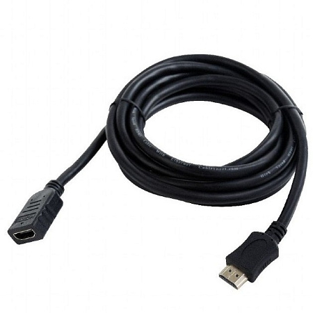 Видео кабель Cablexpert CC-HDMI4X-15, HDMI (M) - HDMI (F), 4,5м, Чёрный