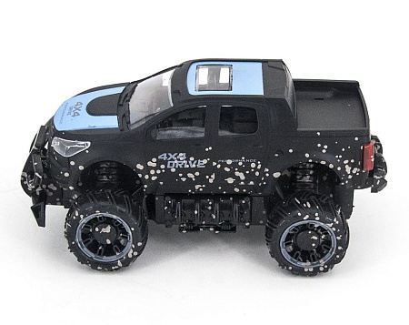Радиоуправляемая игрушка Crazon 4CH Off-Road Car, 1:18, Черный/Синий (17MUD21B)