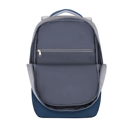 Рюкзак для ноутбука RivaCase Prater, 17.3", Полиэстер, Серый/Синий