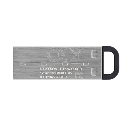 USB Flash накопитель Kingston DataTraveler Kyson, 128Гб, Серебристый