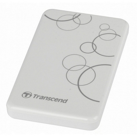 Внешний портативный жесткий диск Transcend StoreJet 25A3,  1 TB, White (TS1TSJ25A3W)