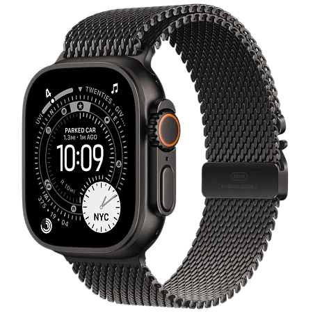 Умные часы Apple Watch Ultra 3, 49мм, Black Titanium, iphone, xiaomi, samsung, oppo, чехол, стекло