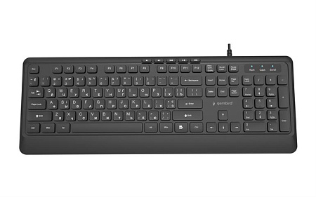 Клавиатура Gembird B-MCH-05-CYRL/ USB A+C/ Black