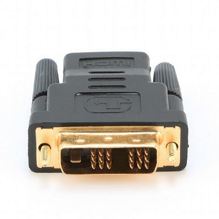 Видеоадаптер Cablexpert A-HDMI-DVI-2,  - DVI-I (M), Чёрный